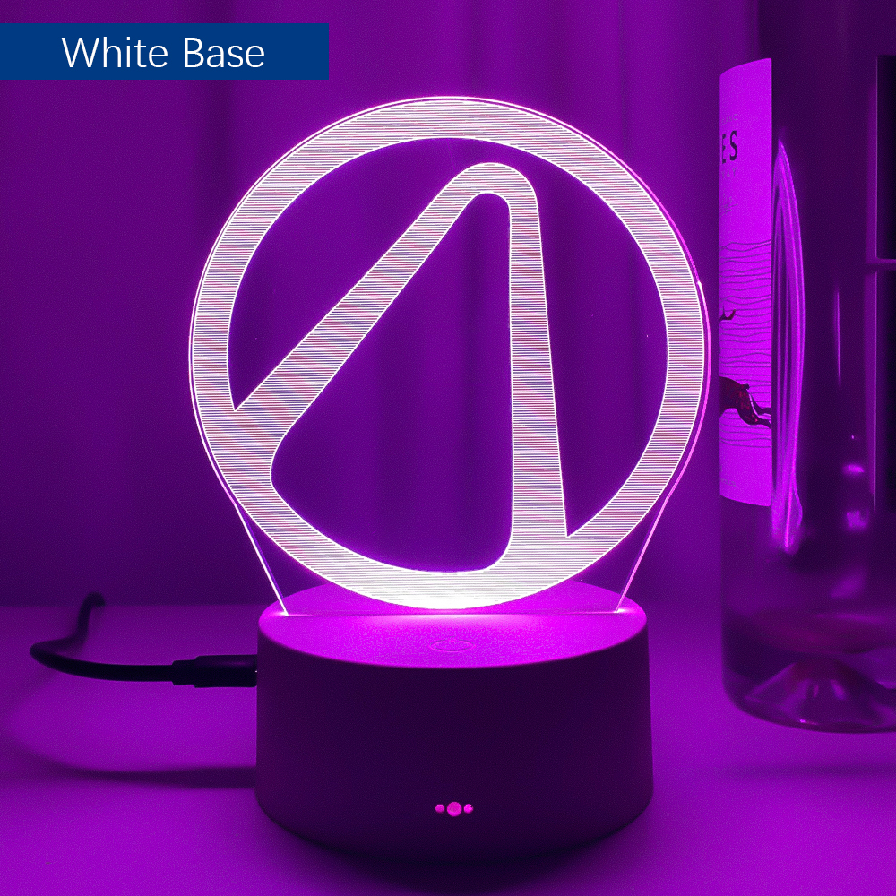 Borderlands Logo Night Lamp for Game Room Decoration Cool Event Prize of Game Store Color Changing 1 - Borderlands Shop