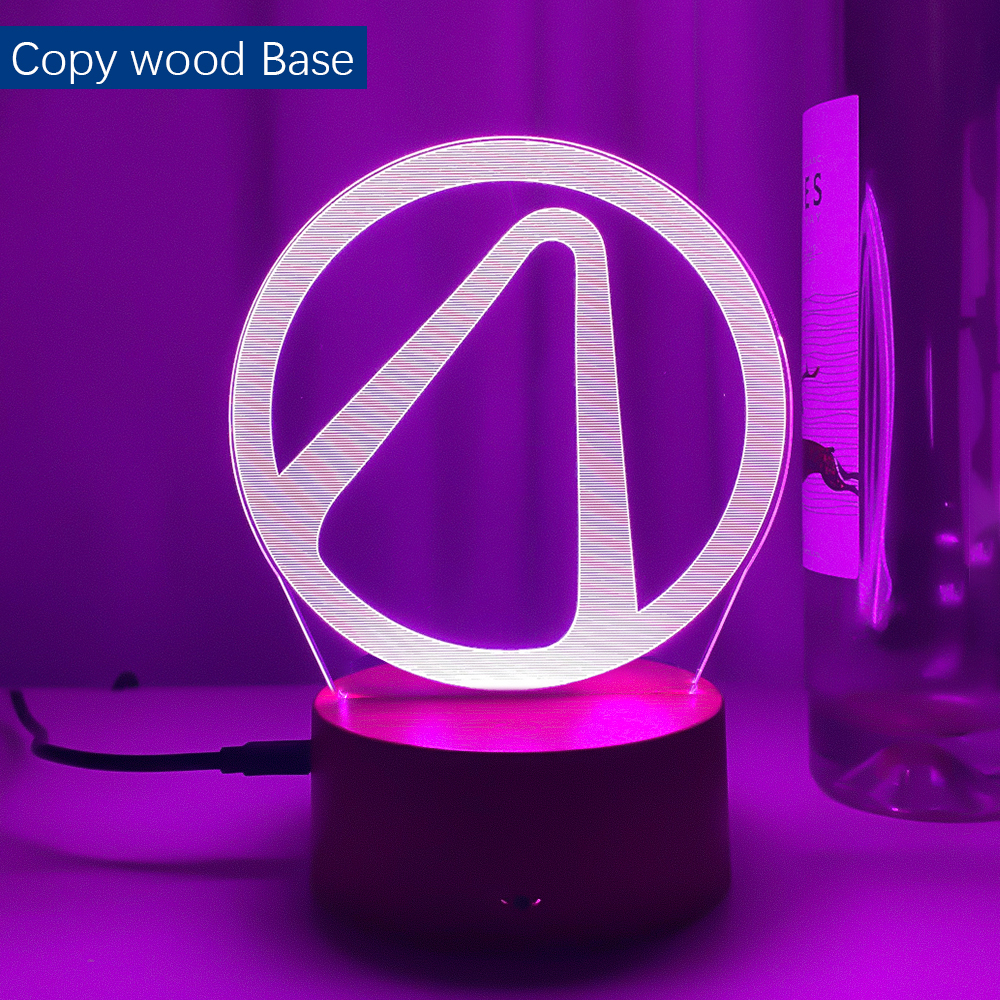 Borderlands Logo Night Lamp for Game Room Decoration Cool Event Prize of Game Store Color Changing 4 - Borderlands Shop