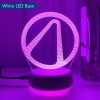 Borderlands Logo Night Lamp for Game Room Decoration Cool Event Prize of Game Store Color Changing 5 - Borderlands Shop