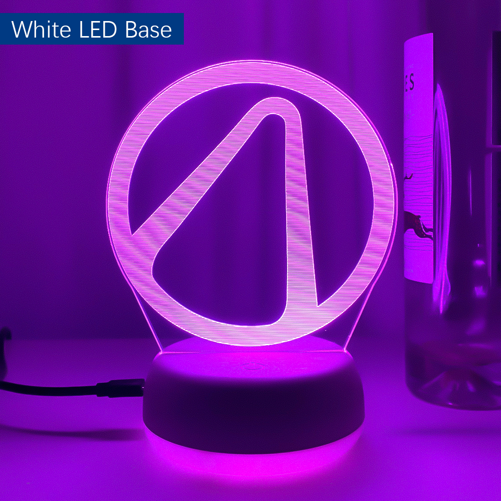 Borderlands Logo Night Lamp for Game Room Decoration Cool Event Prize of Game Store Color Changing 5 - Borderlands Shop