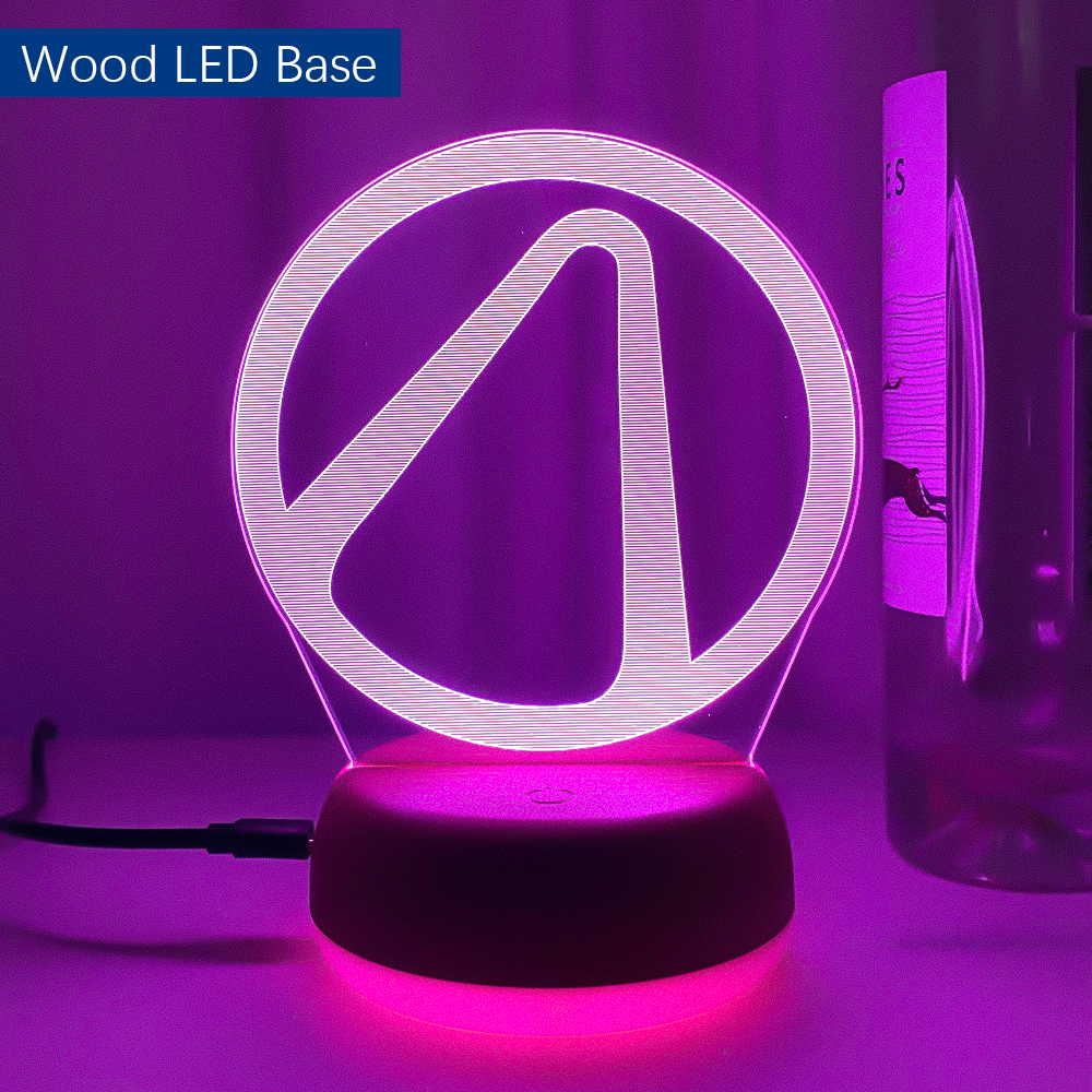 Borderlands Logo Night Lamp for Game Room Decoration Cool Event Prize of Game Store Color Changing 6 - Borderlands Shop